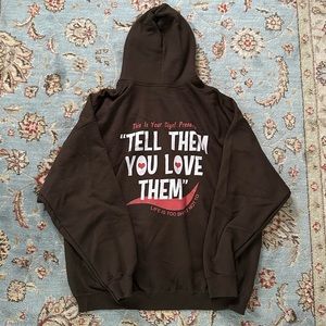 Tell Them You Love Them Oversized Hoodie